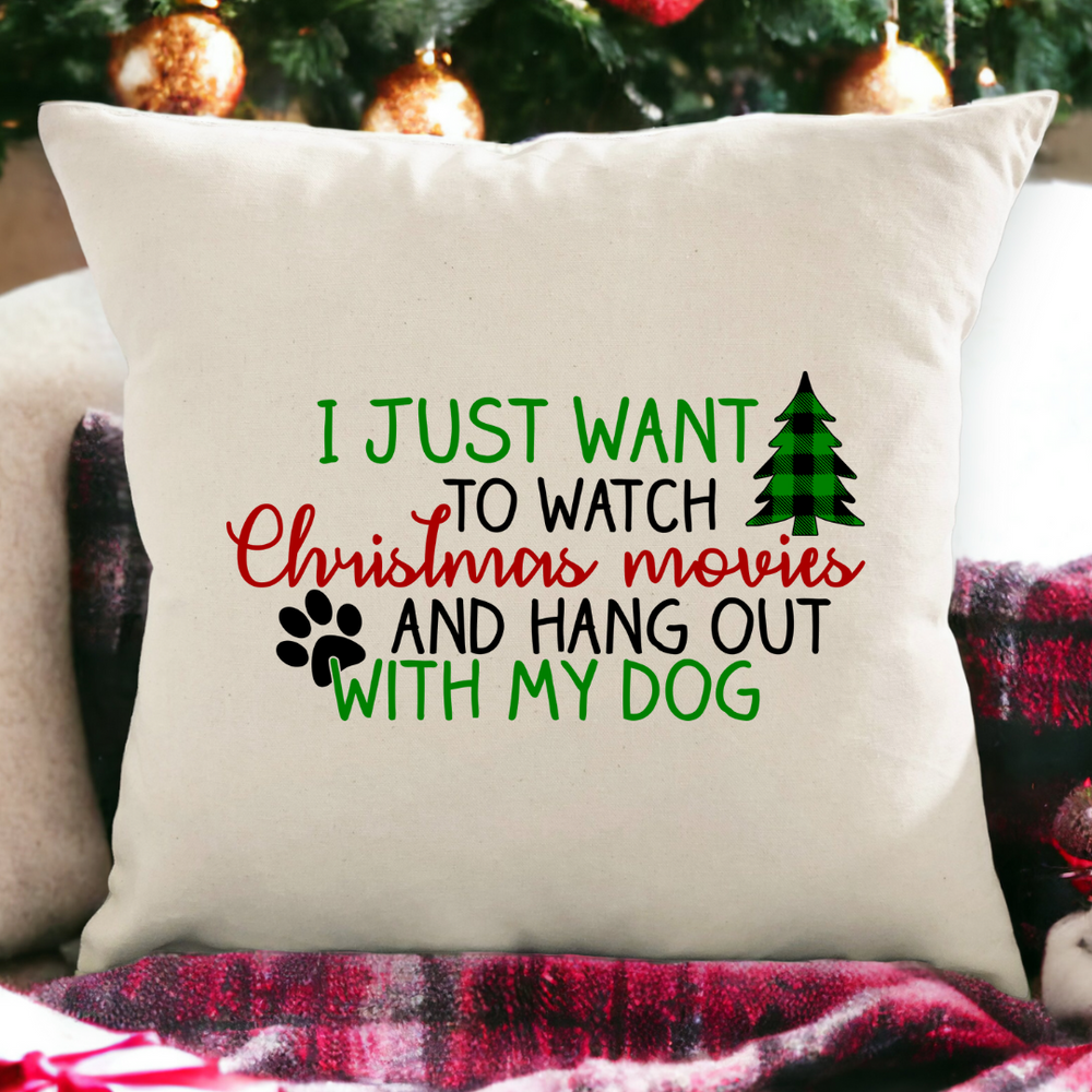 
                      
                        I just want to watch Christmas Movies- Pillow Cover
                      
                    