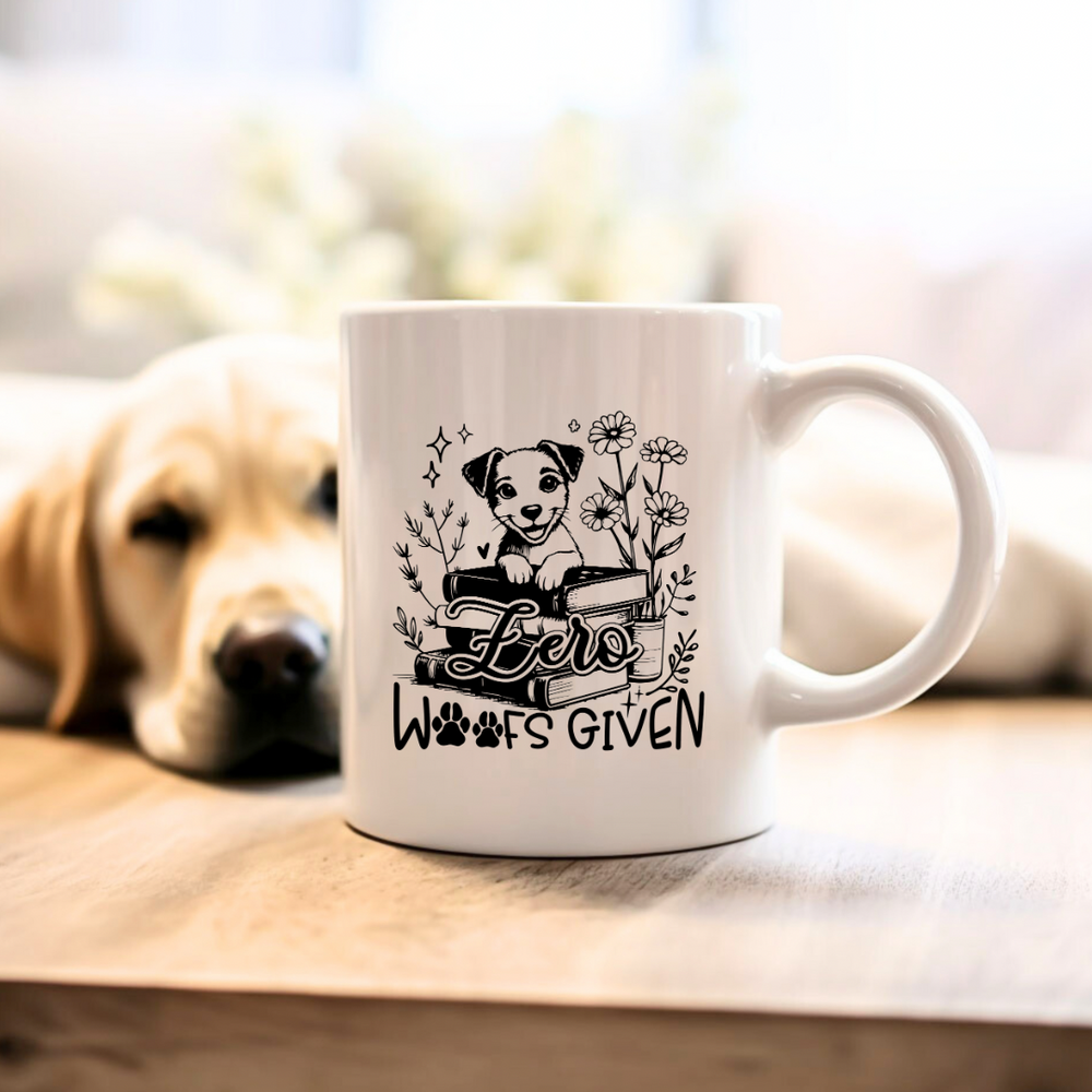 Zero woofs given- mug