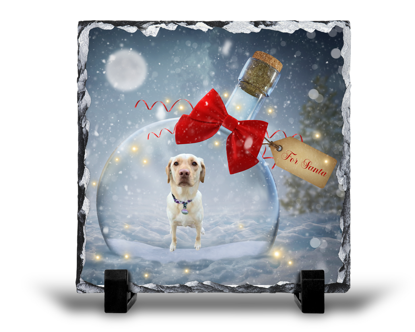 Ornament photo slate-personalized