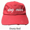 Wagging and Tagging LLC Dog Mom- Distressed hat