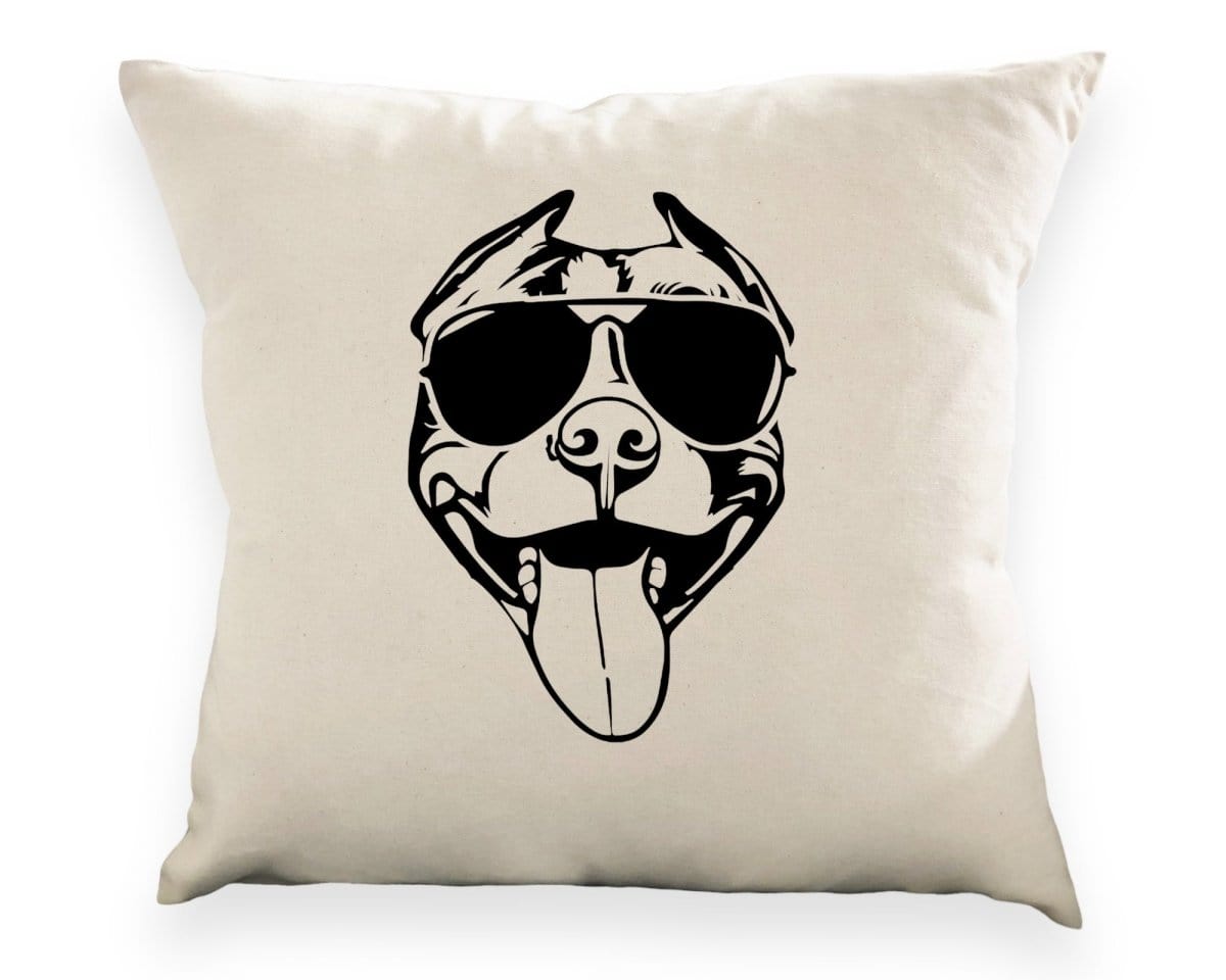 Wagging and Tagging LLC Faces R Us- Pillow cover