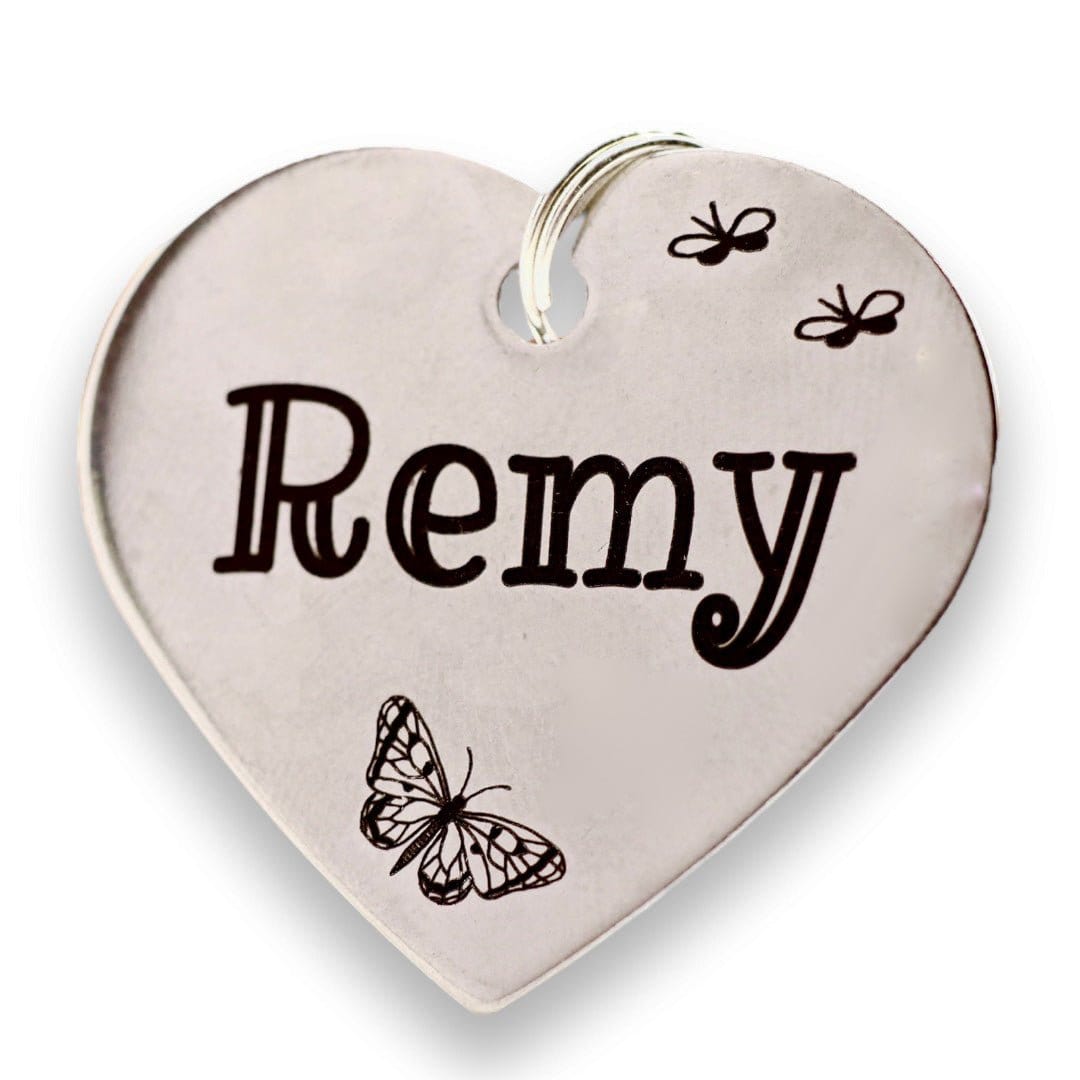 Wagging and Tagging LLC Pet ID Tag Butterfly Love - Pet tag