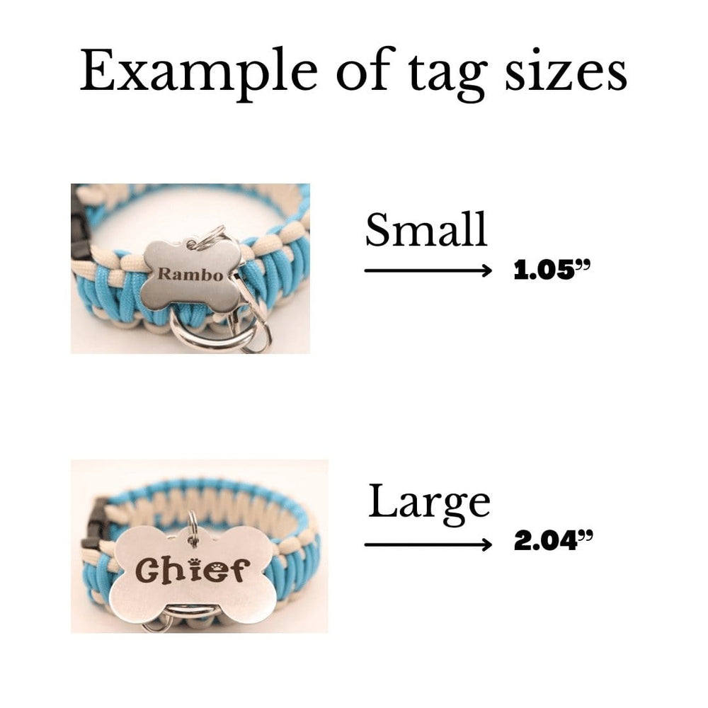 
                  
                    Wagging and Tagging LLC Pet ID Tags Bone - Pet tag
                  
                