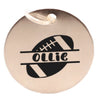Wagging and Tagging LLC Pet ID Tags Football - Pet tag