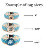 Wagging and Tagging LLC Pet ID Tags Football - Pet tag