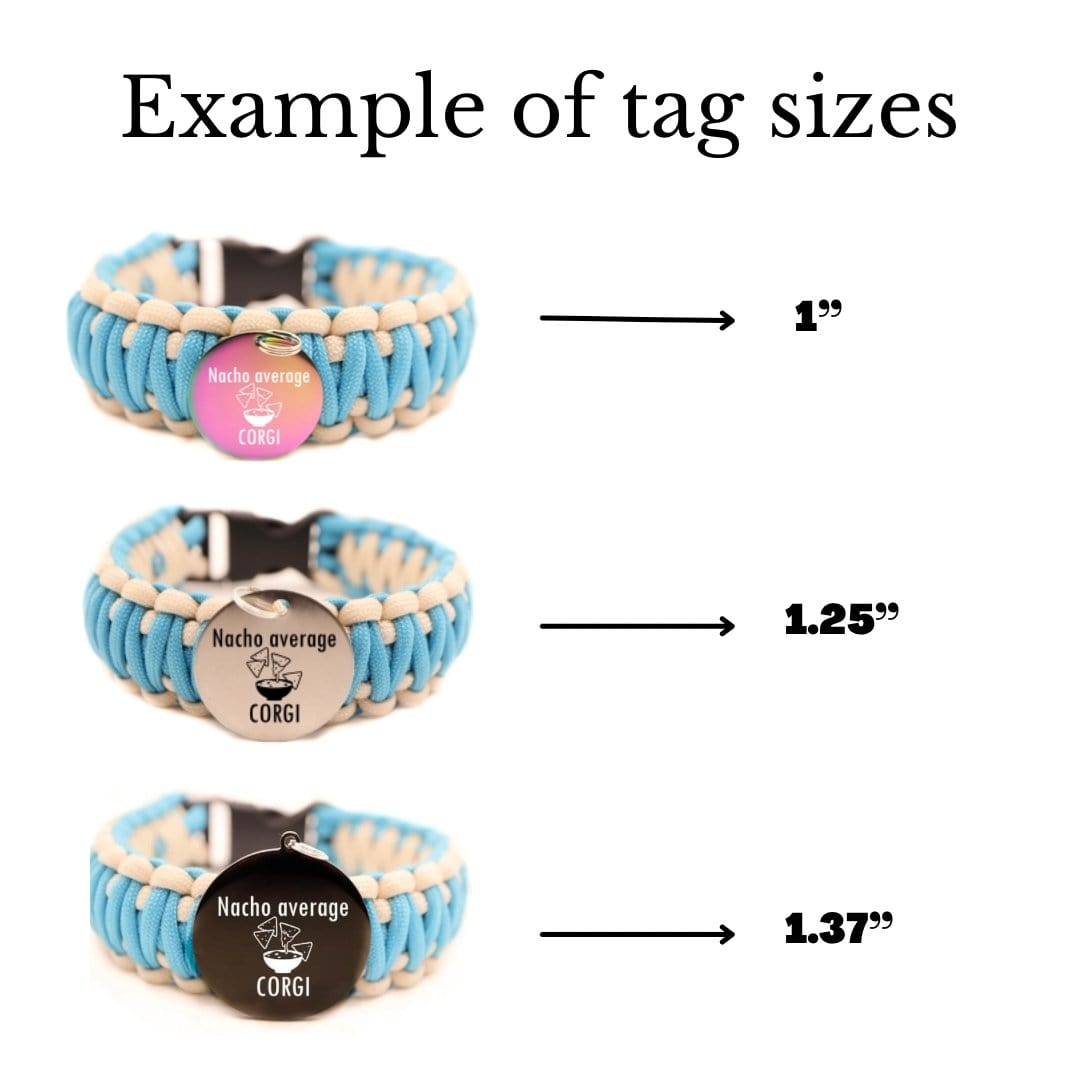 Wagging and Tagging LLC Pet ID Tags Nacho average - Pet tag