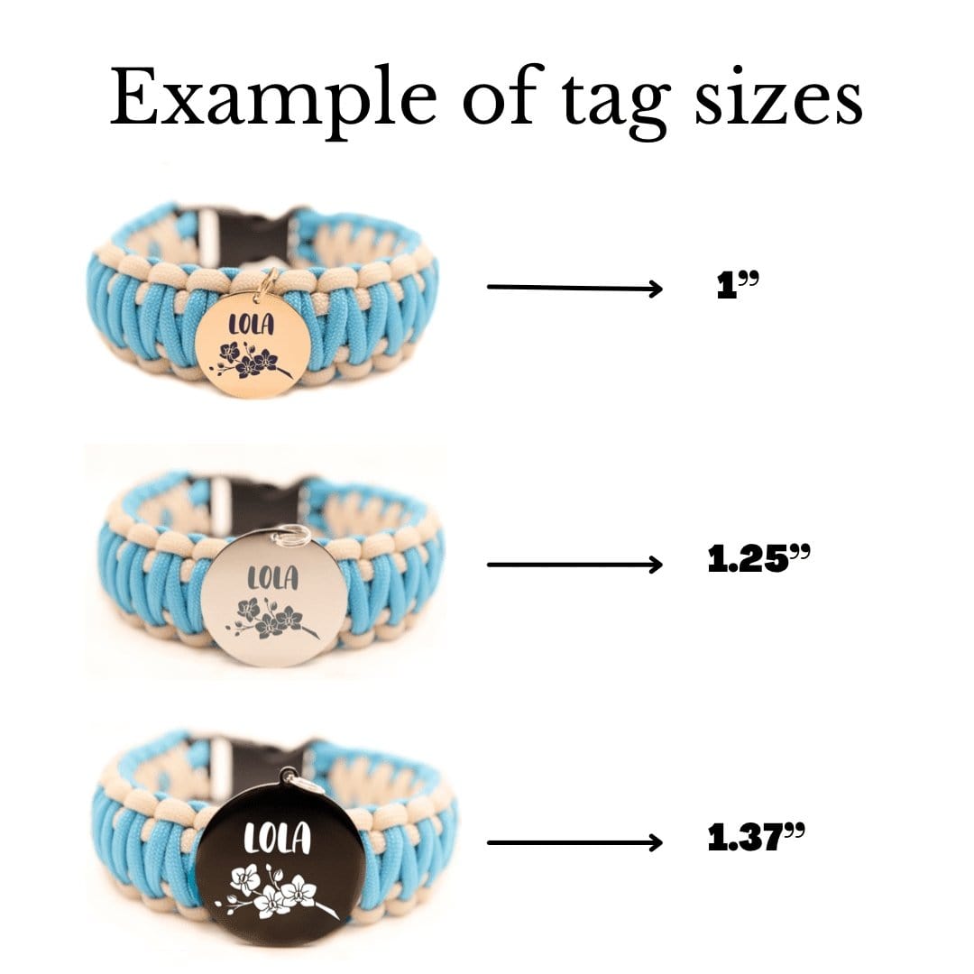 Wagging and Tagging LLC Pet ID Tags Orchid - Pet tag