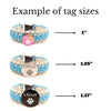 Wagging and Tagging LLC Pet ID Tags Paw with Mountains - Pet tag