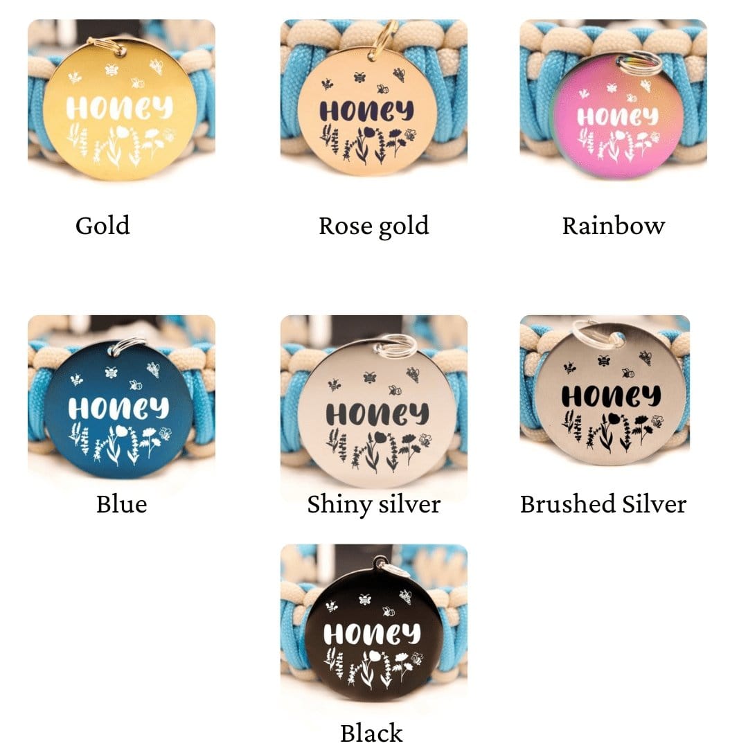 Wagging and Tagging LLC Pet ID Tags Spring - Pet tag