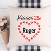 Load image into Gallery viewer, Wagging and Tagging LLC Pillowcase- Kisses .25 personalized