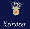 Wagging and Tagging LLC Reindeer Christmas Charms