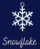 Wagging and Tagging LLC Snowflake Christmas Charms