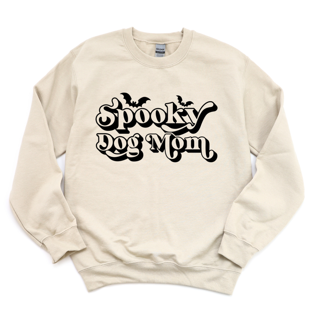 Wagging and Tagging LLC Spooky dog mom - tee/sweatshirt