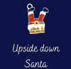 Wagging and Tagging LLC Upside down Santa Christmas Charms